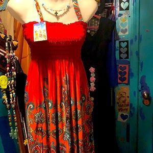 Spaghetti Strap Summer Dress